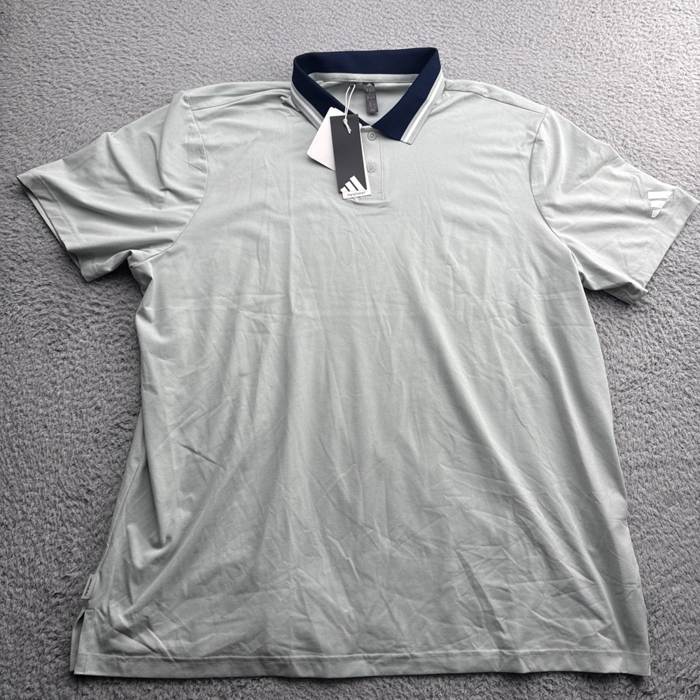 Adidas BTC Tour Twistknit Golf Polo Shirt Mens XXL 2XL S/S Pickleball IM7865